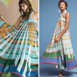 Anthropologie Abstraction Maxi Dress